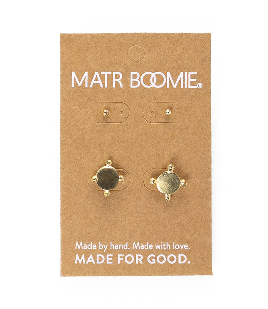 Pari Dot Disc Earring Set | Set of 2