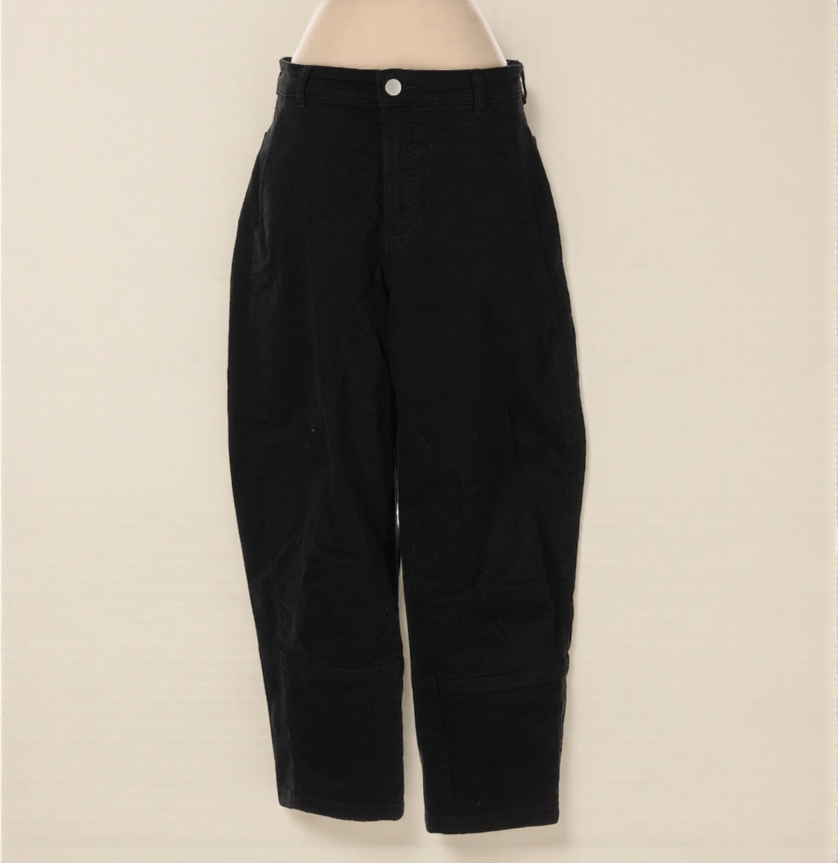 Black Barrel Pant (Size 4) image 0