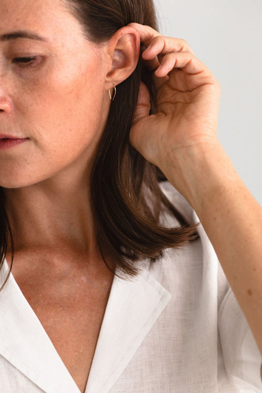 Moab Arch Gold Fill Threader Earrings