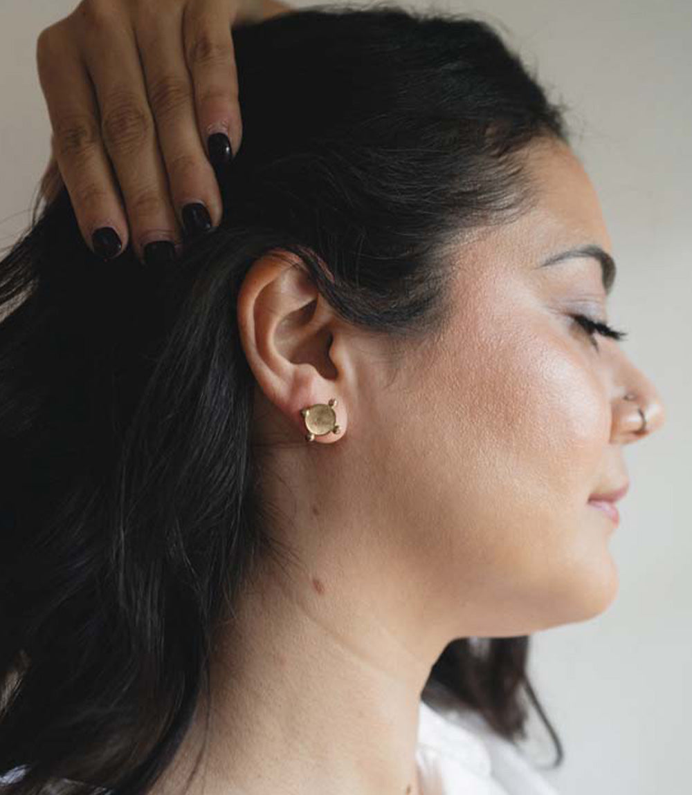 Pari Dot Disc Earring Set | Set of 2