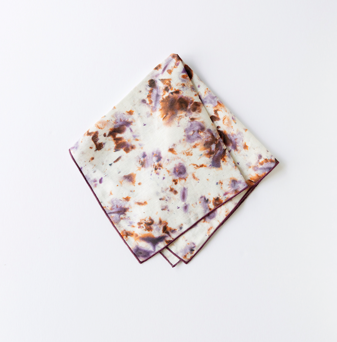 Rose Marble Linen Dinner Napkin