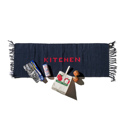 Handloomed Recycled Yarn Kitchen Mat