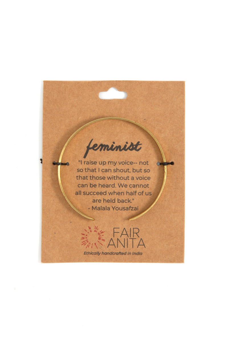 Feminist Cuff Bracelet