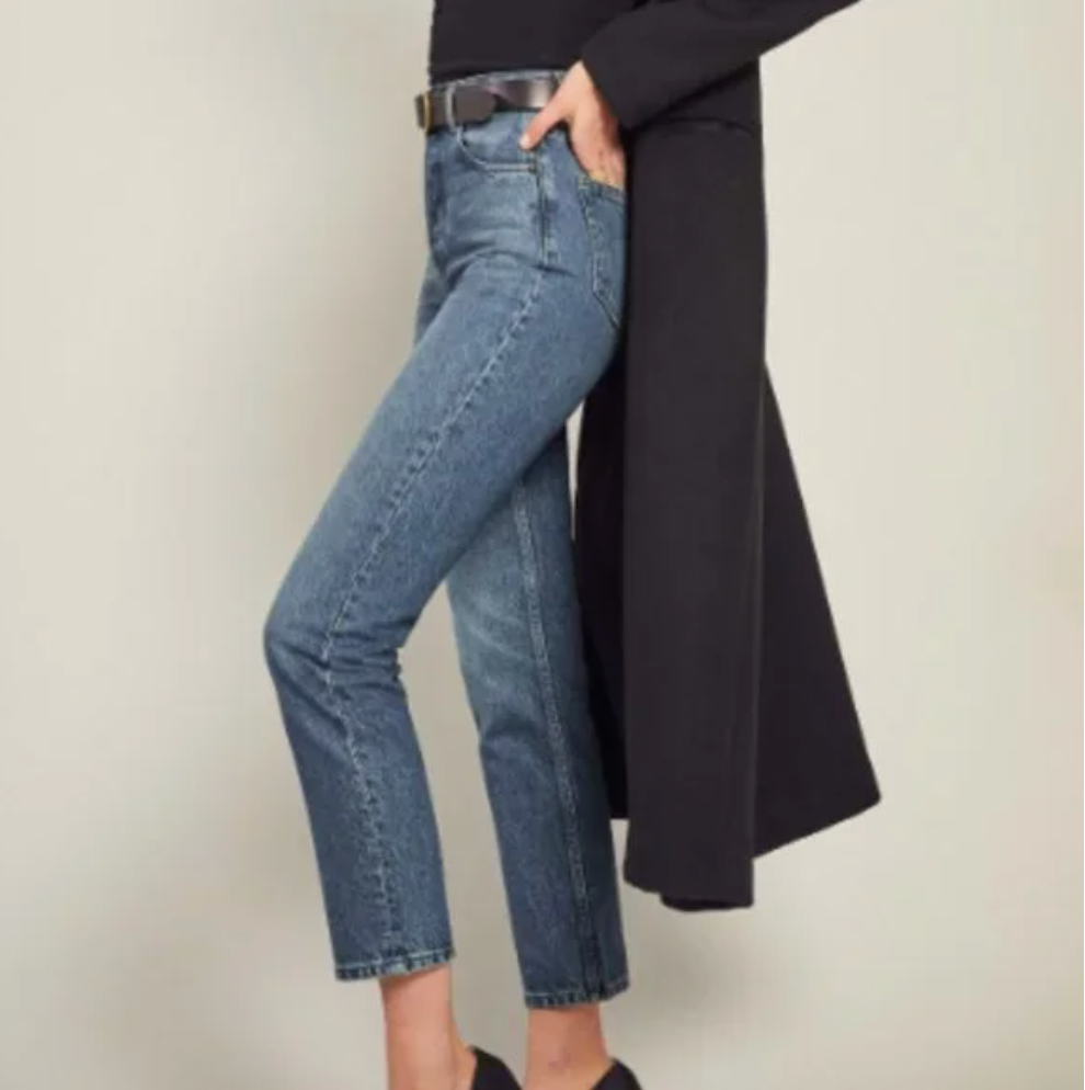 Reformation Destroyed Straight Leg Jeans (Size 27) image 2
