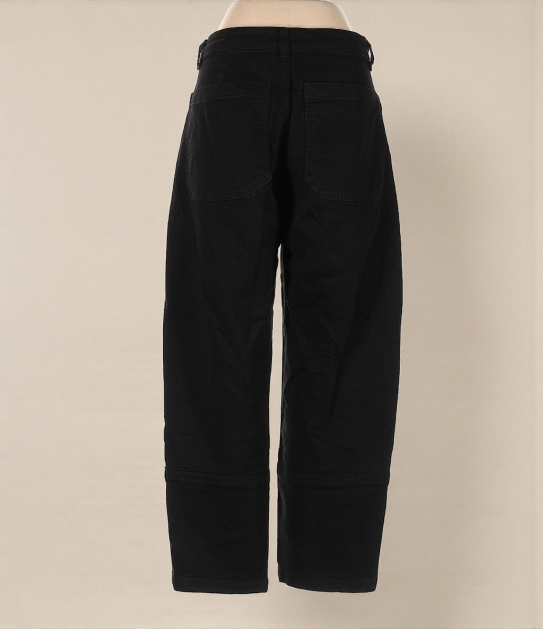Black Barrel Pant (Size 4) image 1