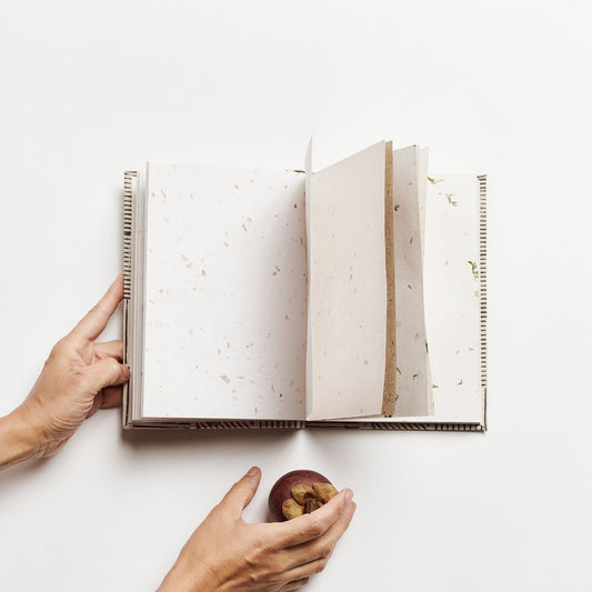 Oak Brown Handmade Zero-Waste Journal