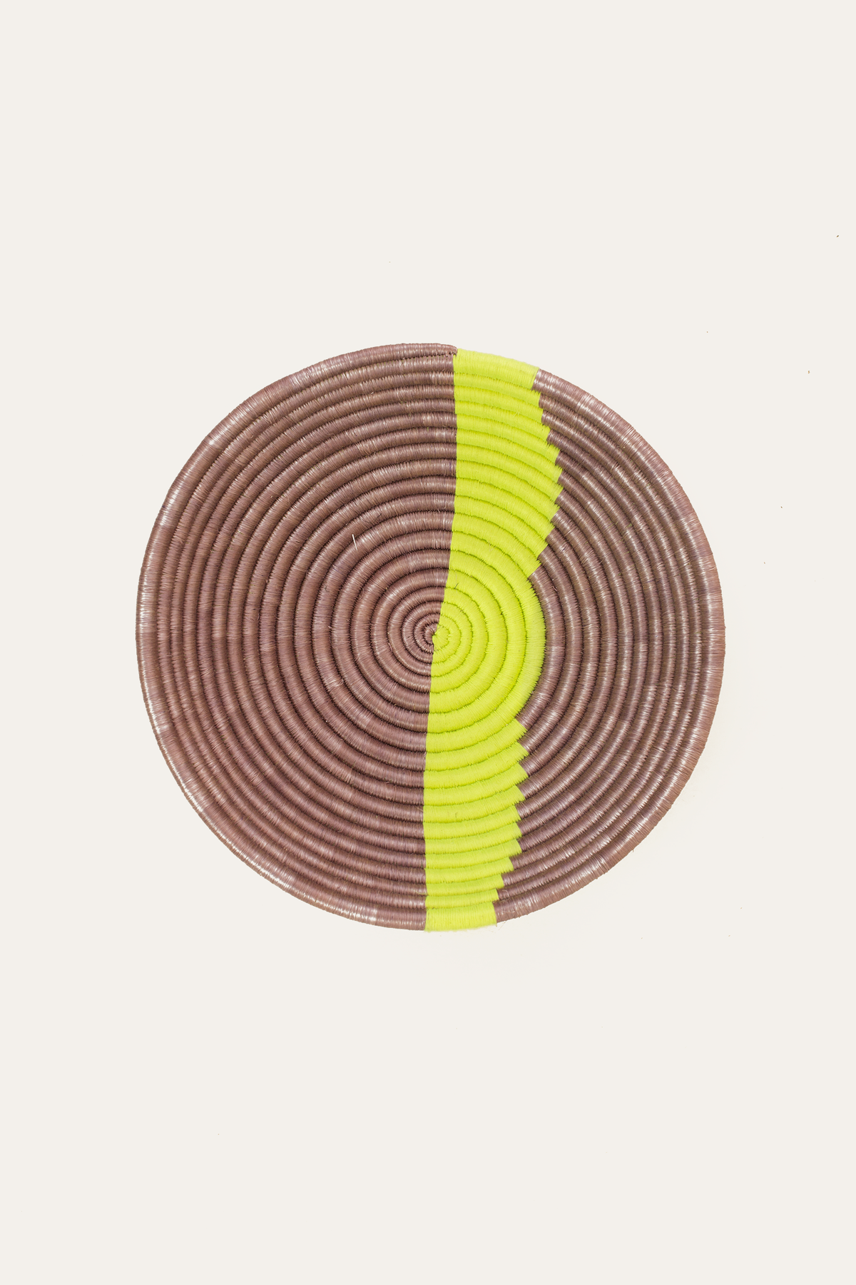 Bolt Plateau Neon Handwoven Basket