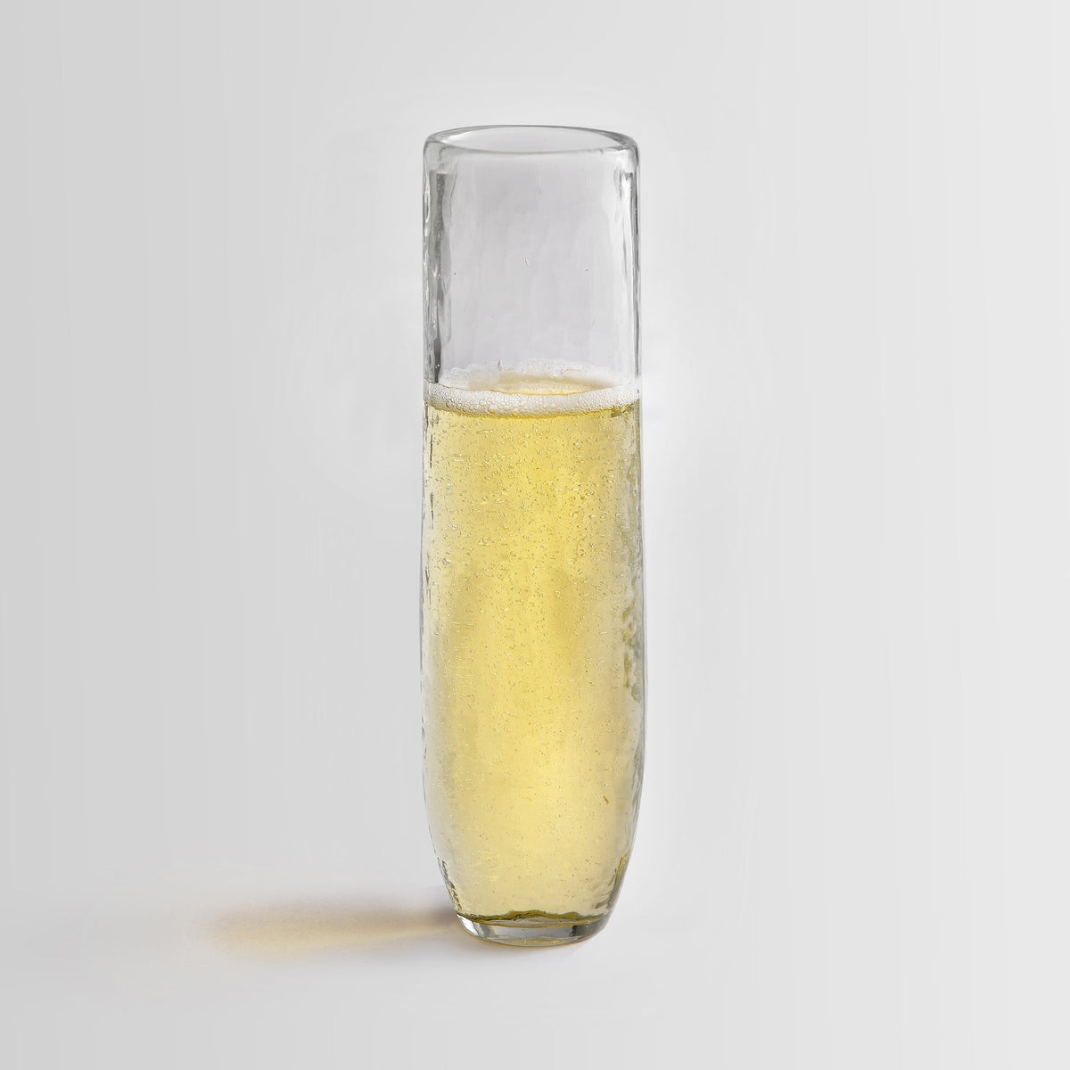 Pebbled Stemless Champagne Flutes | Set of 4