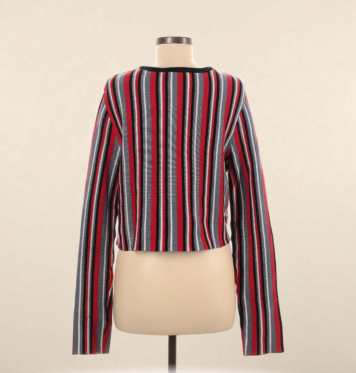 Victor Glemaud Striped Wool Pullover Sweater (Size Medium) image 1