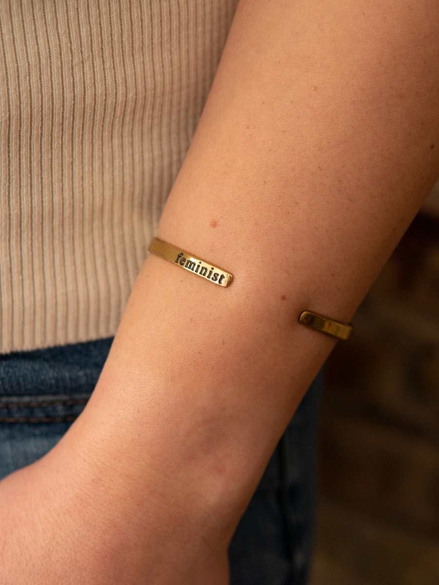 Feminist Cuff Bracelet