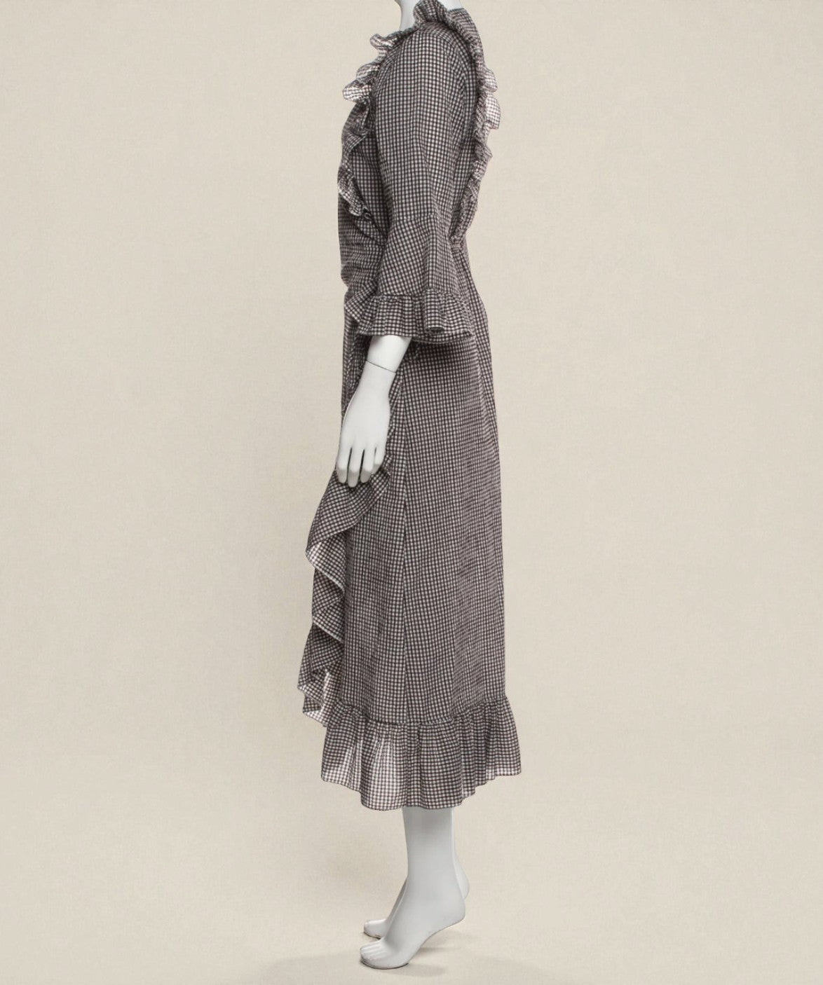 Gingham Midi Dress (Size 8) image 1