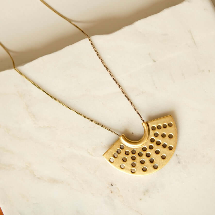 RBG Collar Necklace | 24K Gold Plate