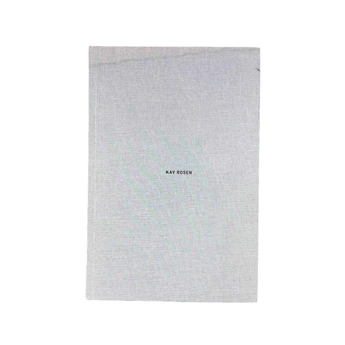 Linen Cover Book: Kay Rosen / Wall Paintings and Drawings