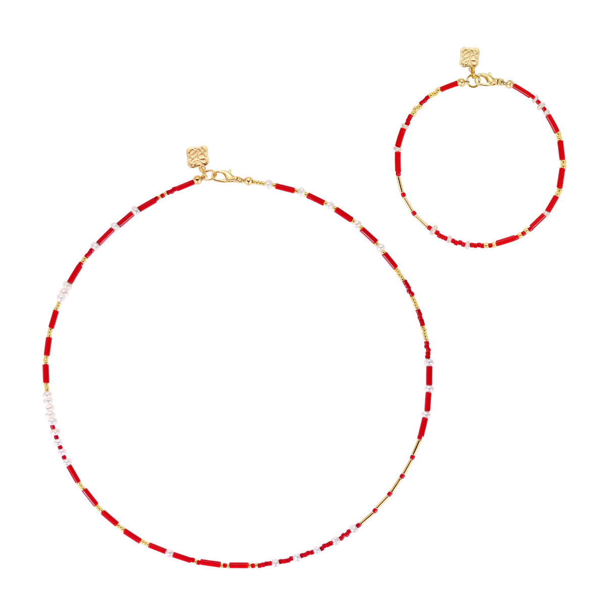 POPPY Necklace + Bracelet Set