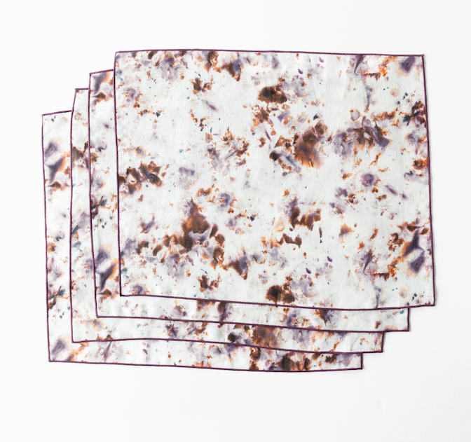 Rose Marble Linen Placemat