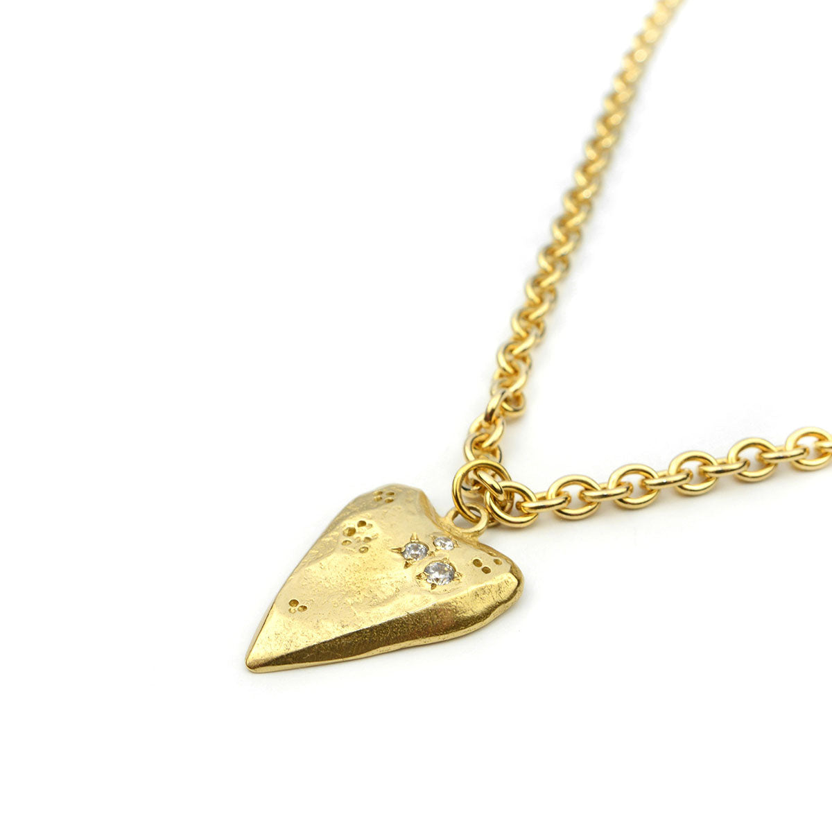 My Love Bronze Heart Pendant Necklace