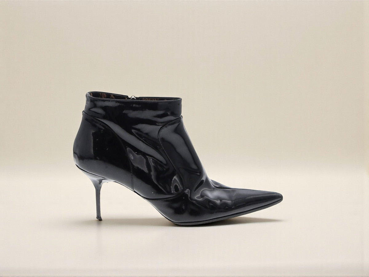 Dolce & Gabbana Patent Leather Ankle Boots (Size 39 EU/US 9) image 0