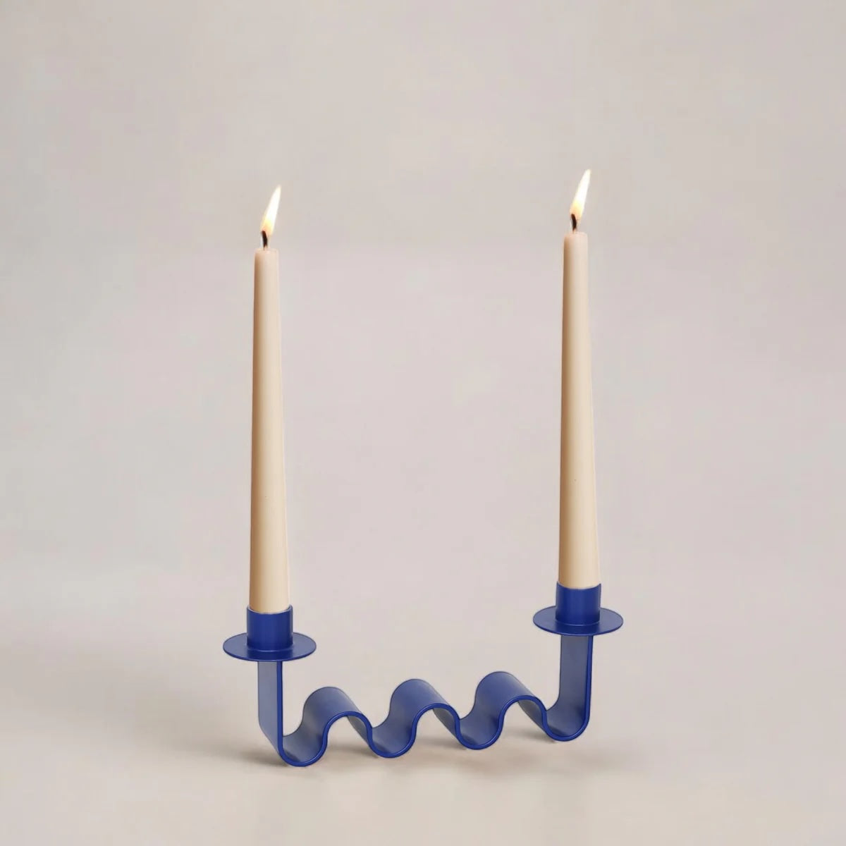 Helen Candle Holder | Electric Blue