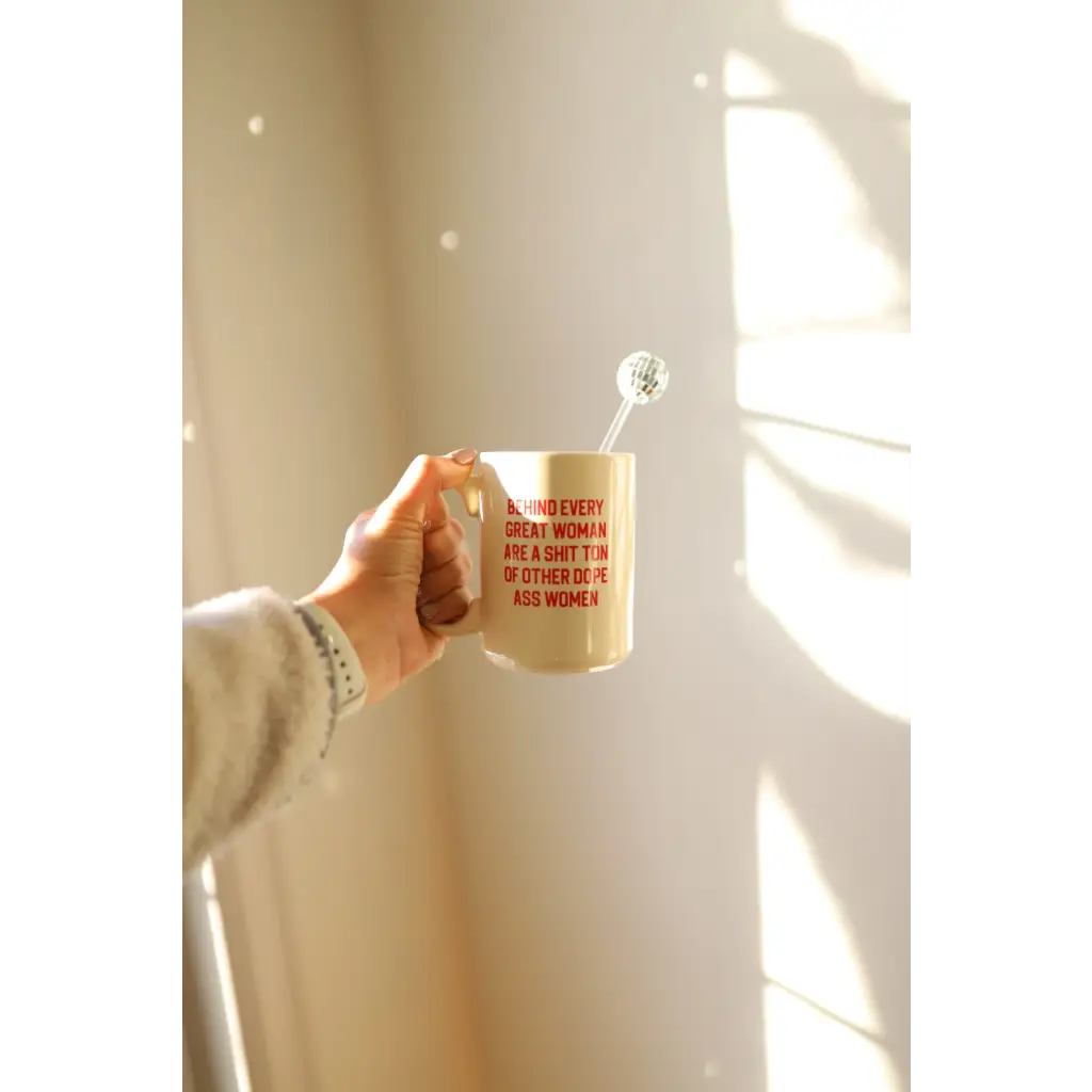 Behind Every Woman Extra Large Mug | Red