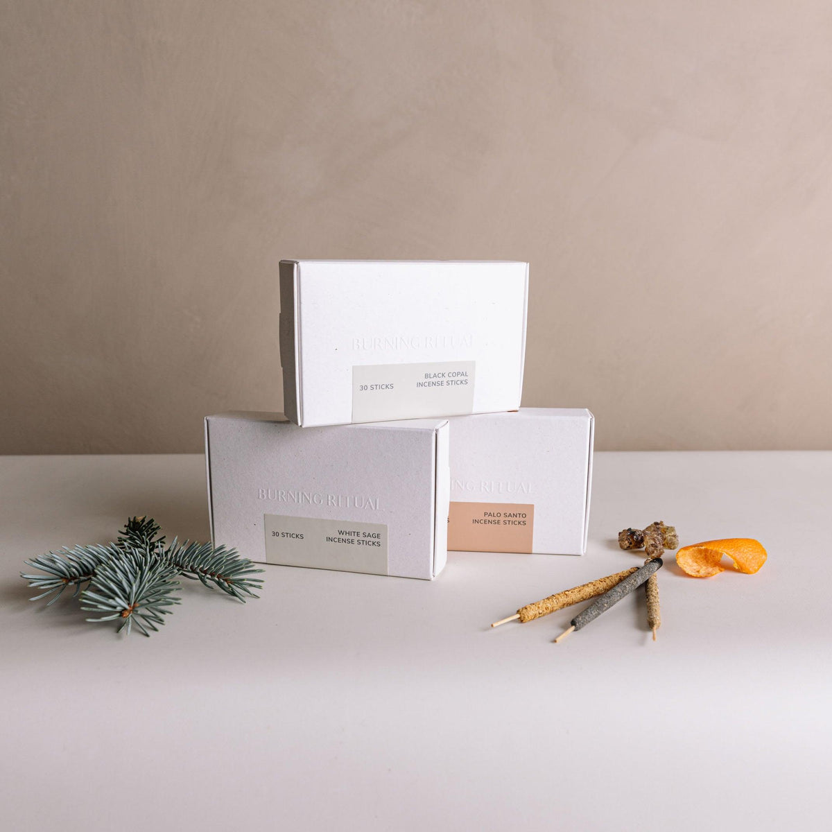 White Sage Mini Hand-Rolled Incense Sticks | 30 Sticks