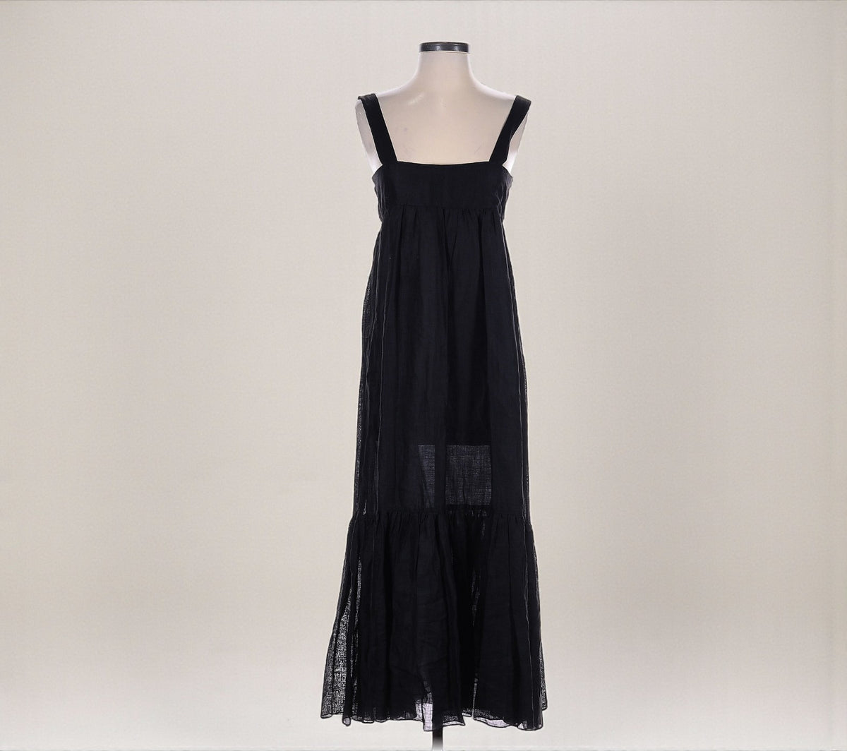 Vintage Oscar de la Renta Black Maxi Dress (Size 6) image 0