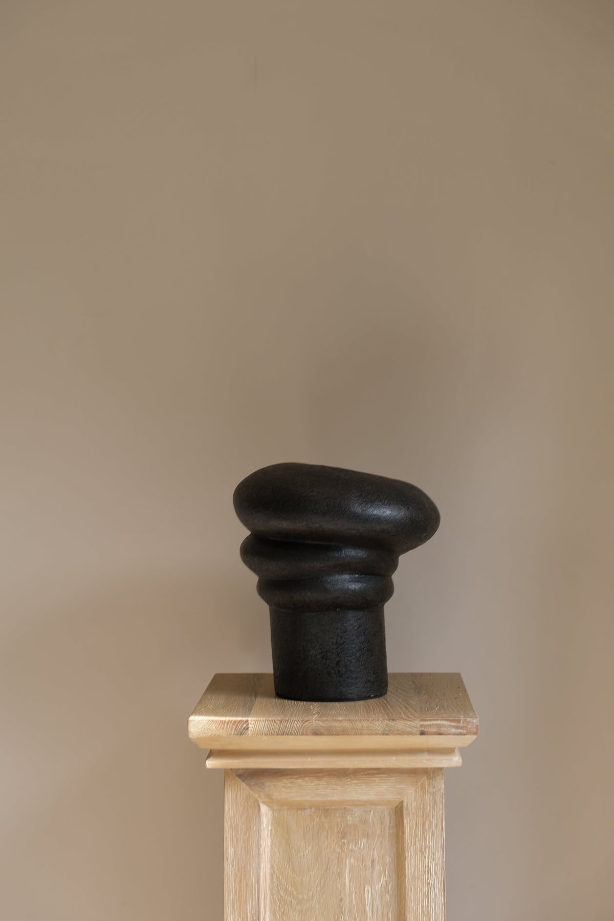 Java Handcrafted Black Terracotta Vessel