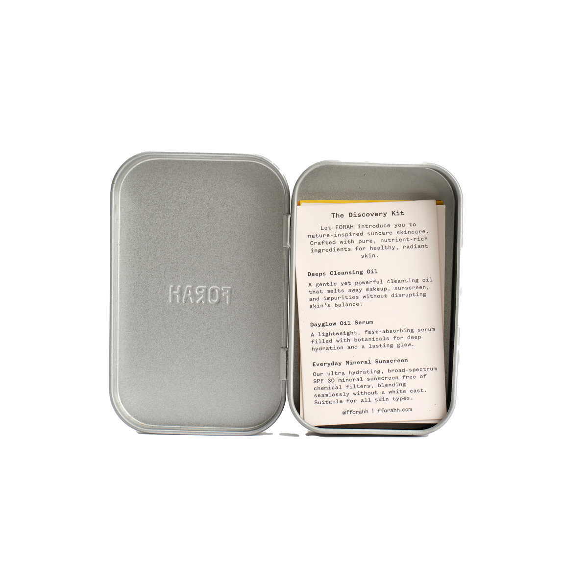 FORAH Skincare Discovery Kit