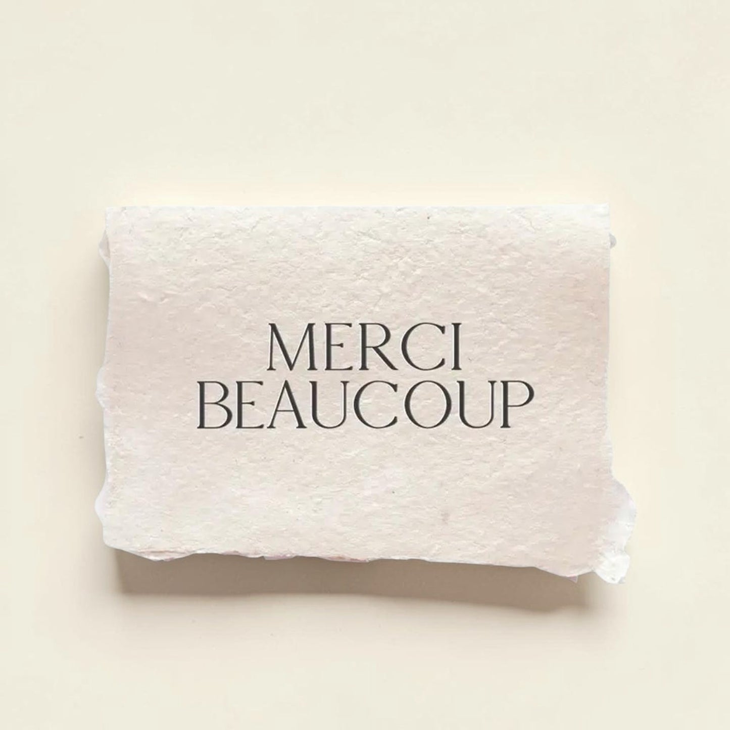 'Merci Beaucoup' Greeting Card