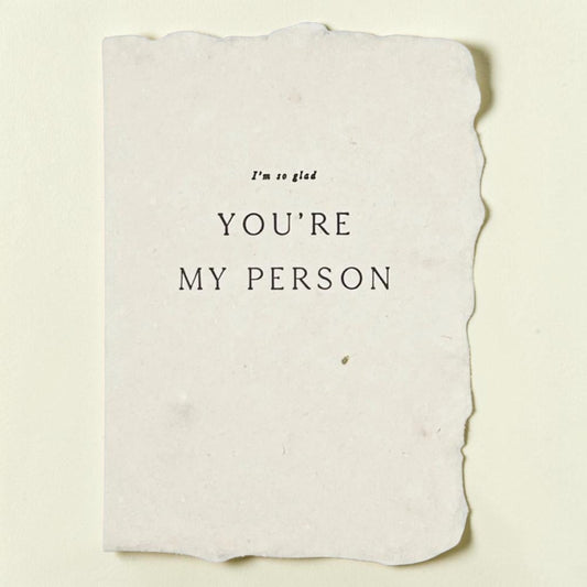 'You're My Person' Greeting Card