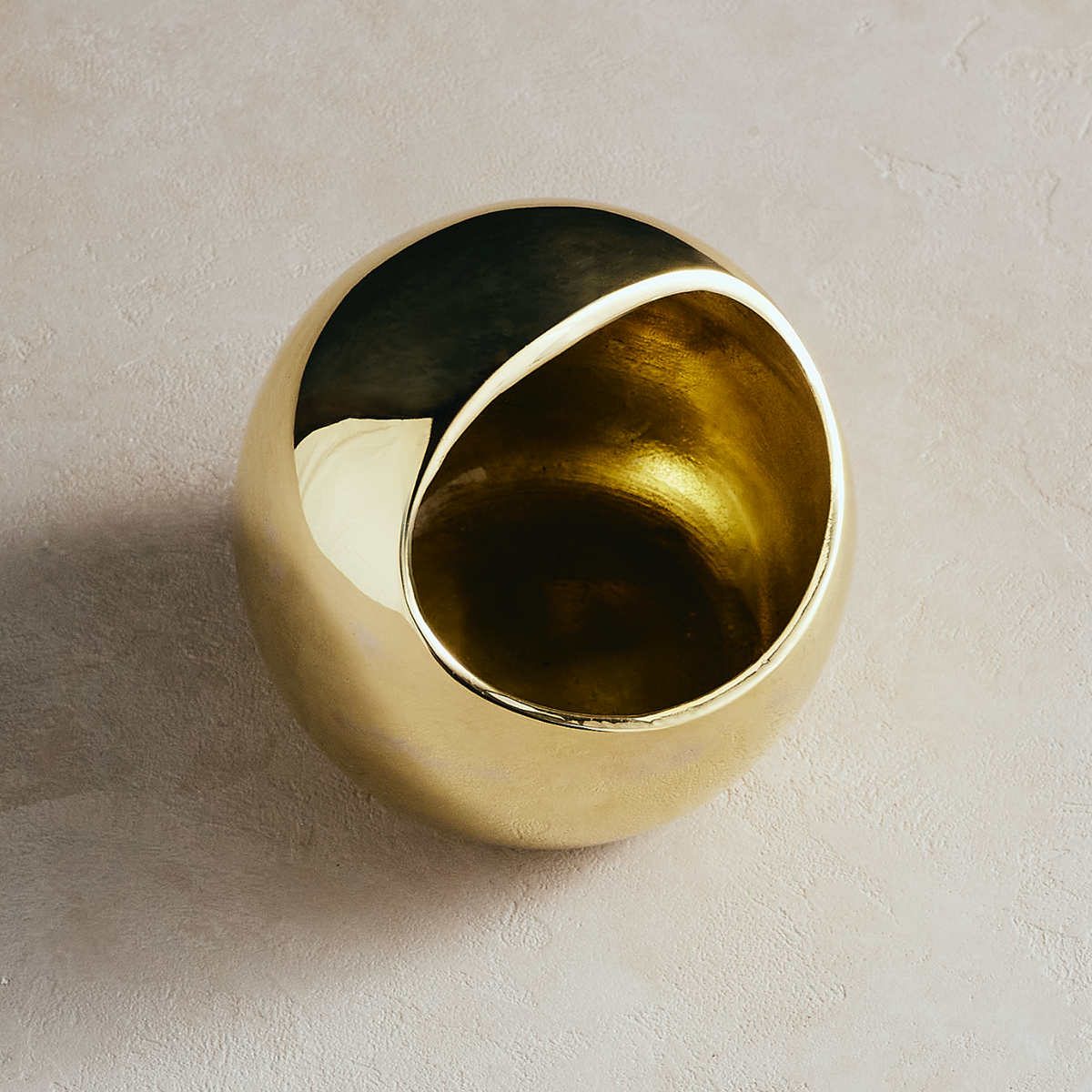 Aurum Brass Salt Cellar