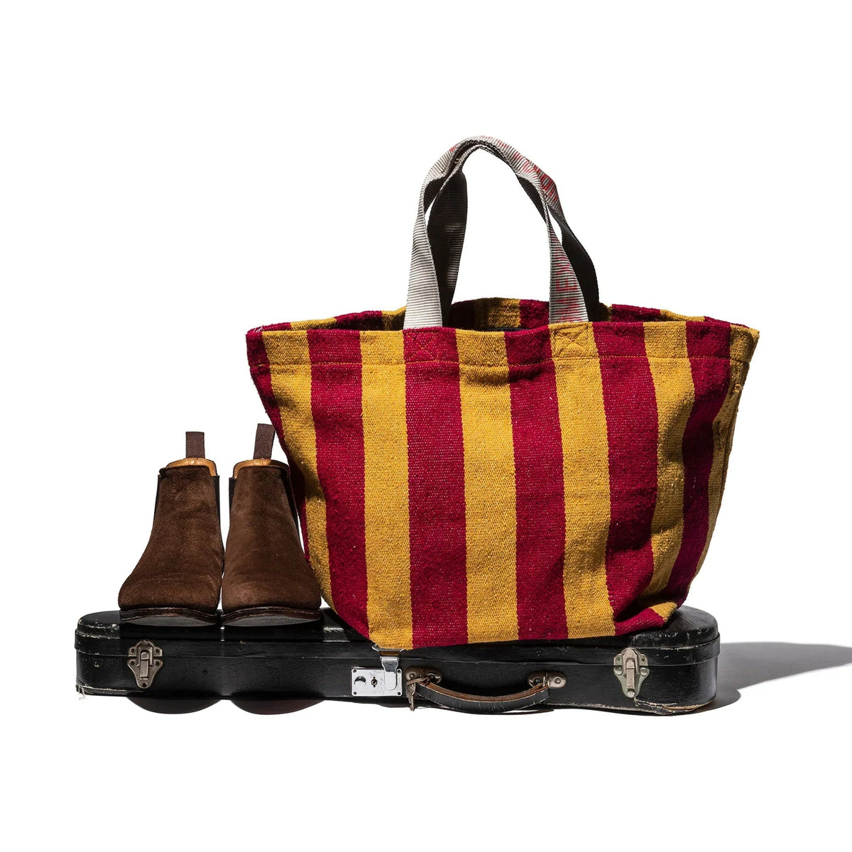 Rug Bag | Mustard + Burgundy