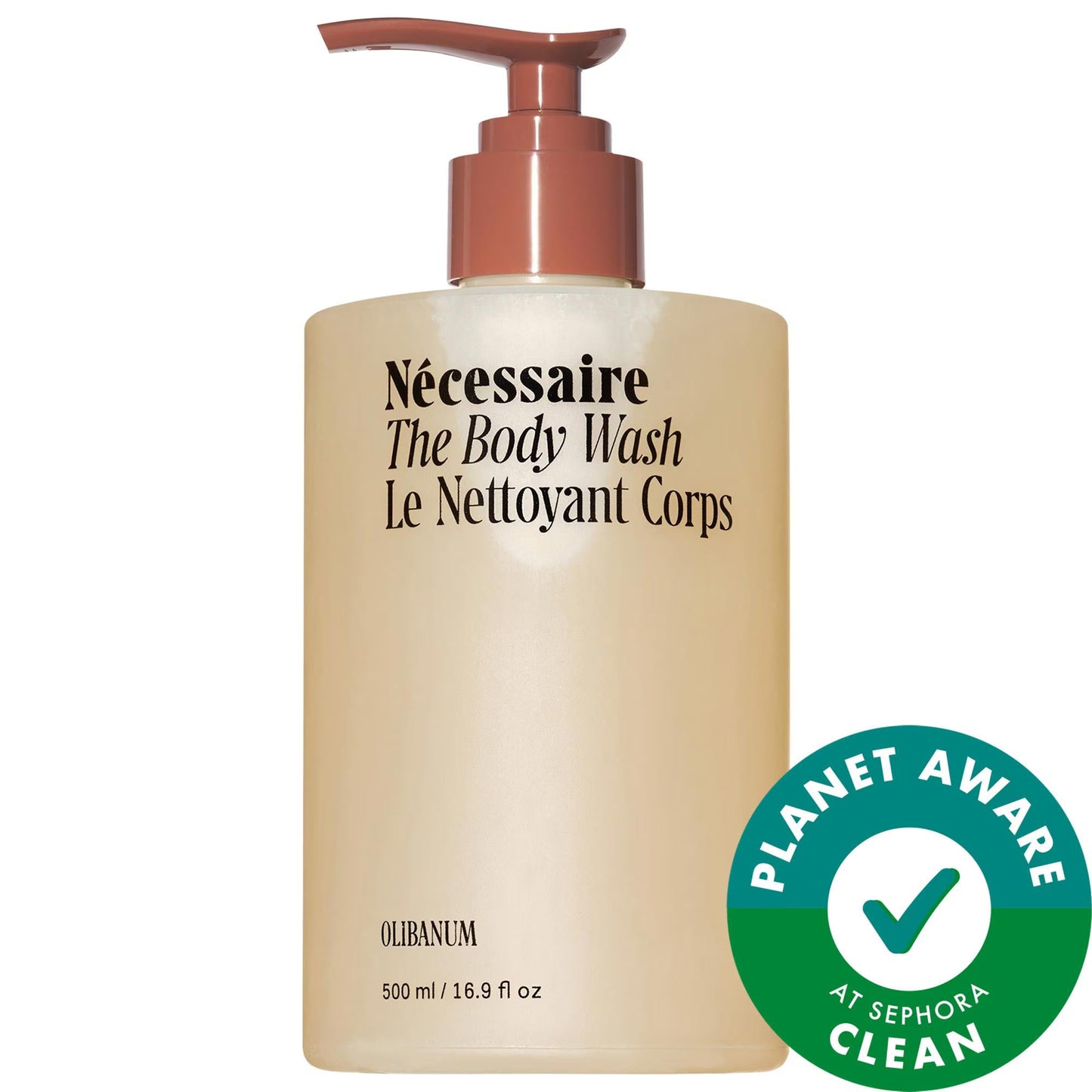 The Body Wash Olibanum | Vitamin C Radiance Treatment Body Cleanser with Enzymes & Niacinamide for Dull Skin | Gentle Exfoliating, Hypoallergenic