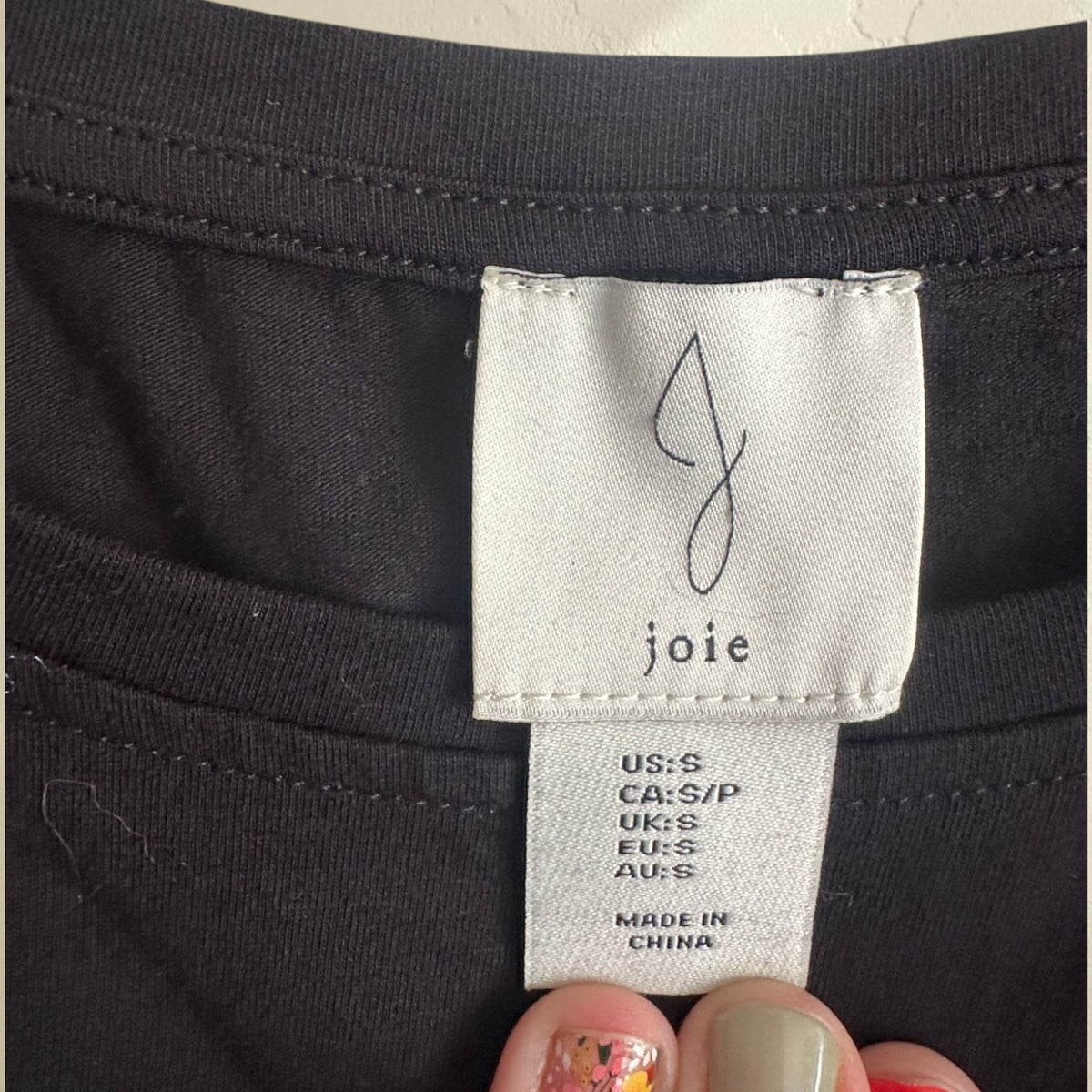 Joie Black Puff Tulle Sleeve Top | Size Small