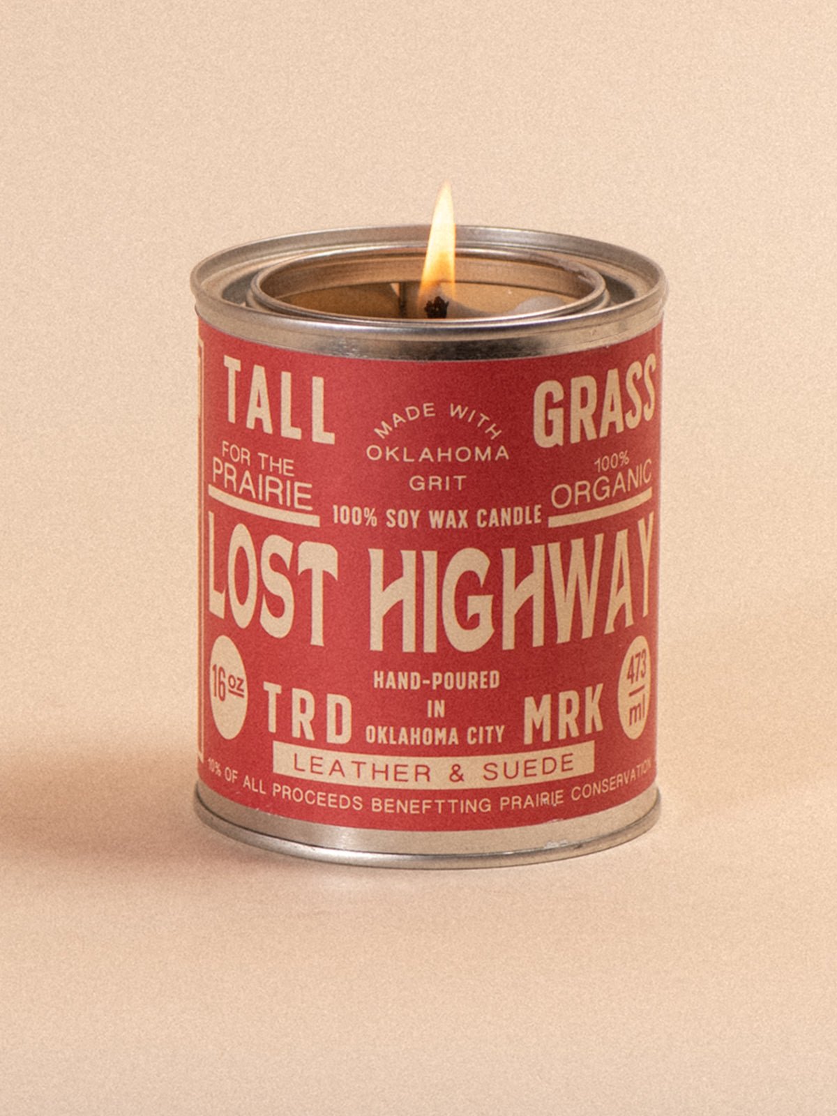 Lost Highway Soy Wax Candle | Leather + Suede