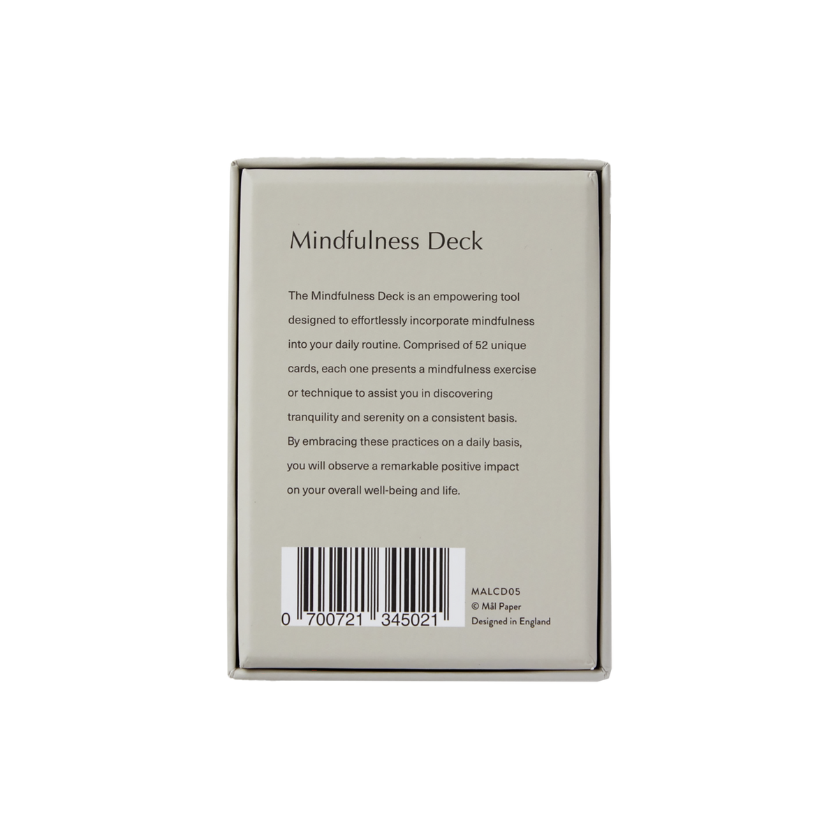 Mindfulness Meditation Card Deck