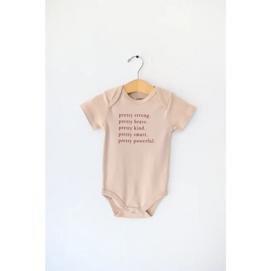 Pretty Brave Organic Cotton Baby Onesie