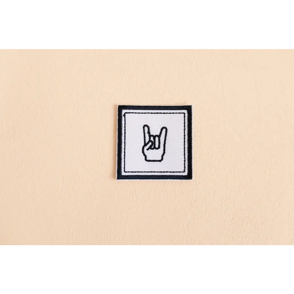 Rock on Iron-on Patch