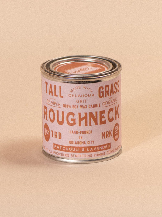 Roughneck Soy Wax Candle | Patchouli + Lavender
