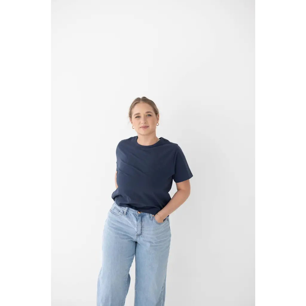 The Mom Tee | Navy