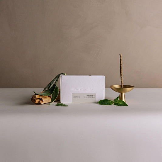 White Sage Mini Hand-Rolled Incense Sticks | 30 Sticks