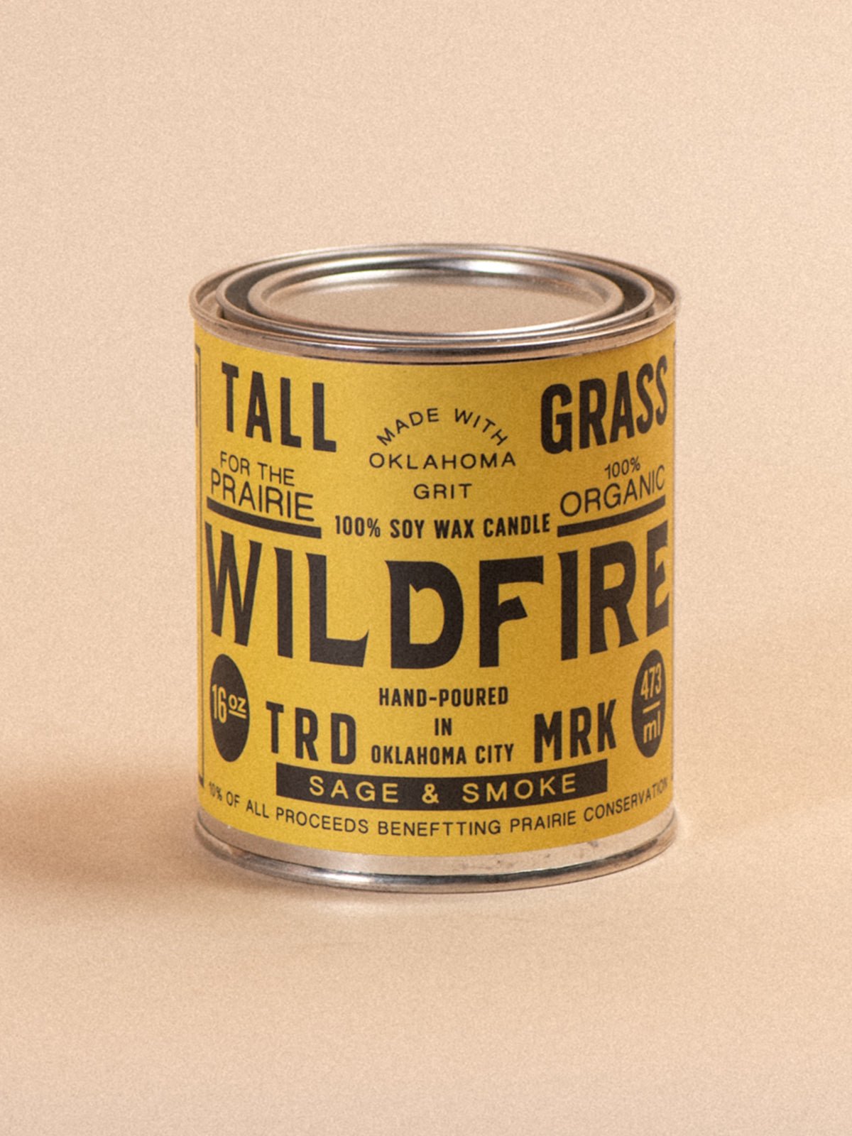 Wildfire Soy Wax Candle | Sage + Smoke