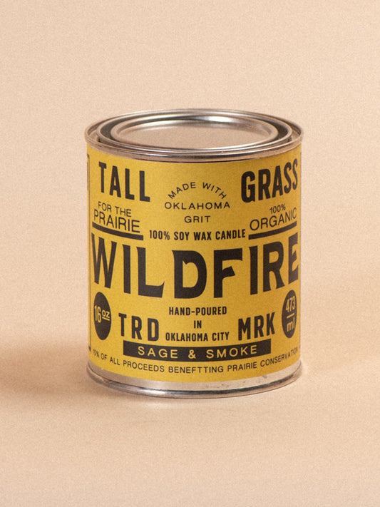 Wildfire Soy Wax Candle | Sage + Smoke