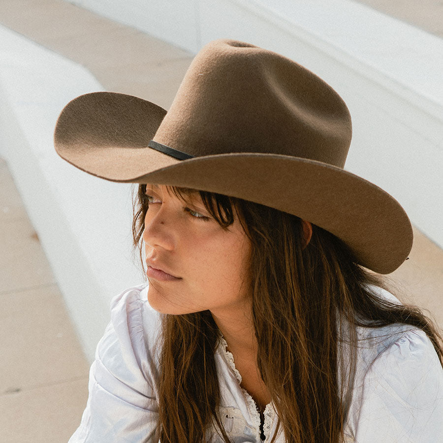 Karina Wool Cowboy Hat | Oak