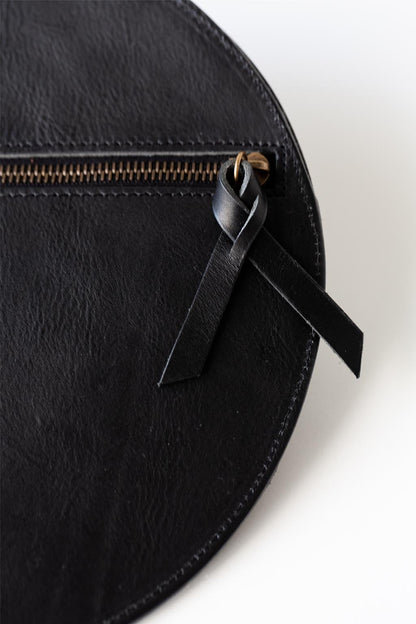 The Pleated Clutch | Black
