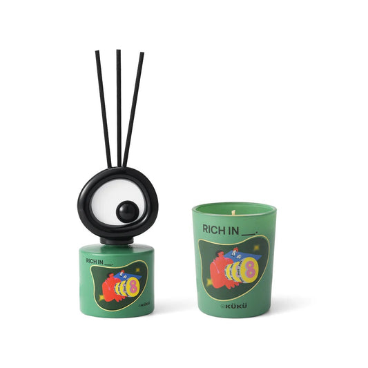 Big Eye Candle + Fragrance Diffuser | Rich in Woody