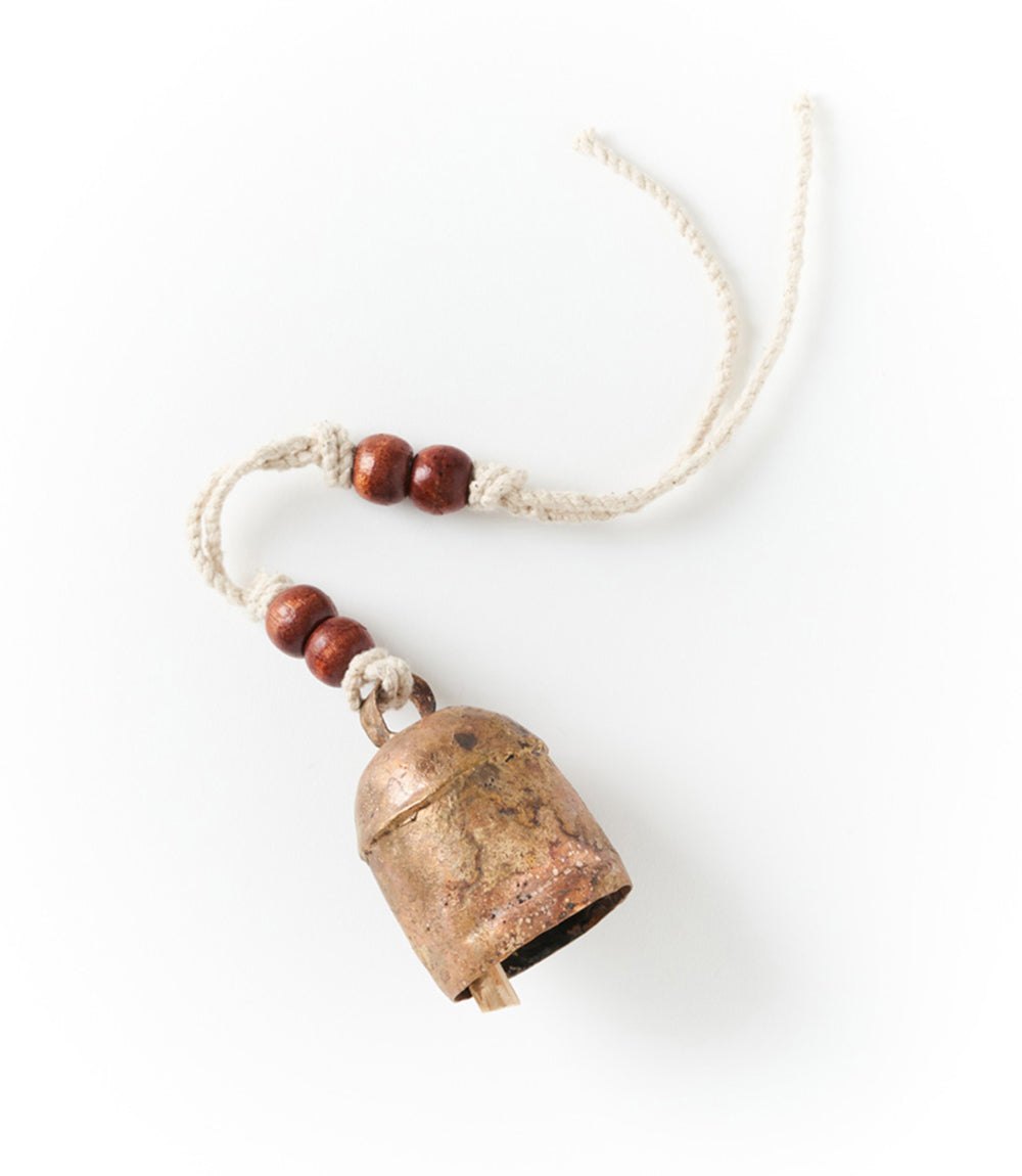 Rustic Noah Cow Bell Wind Chime