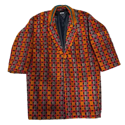 Truck Seat Fabric Collared Coat