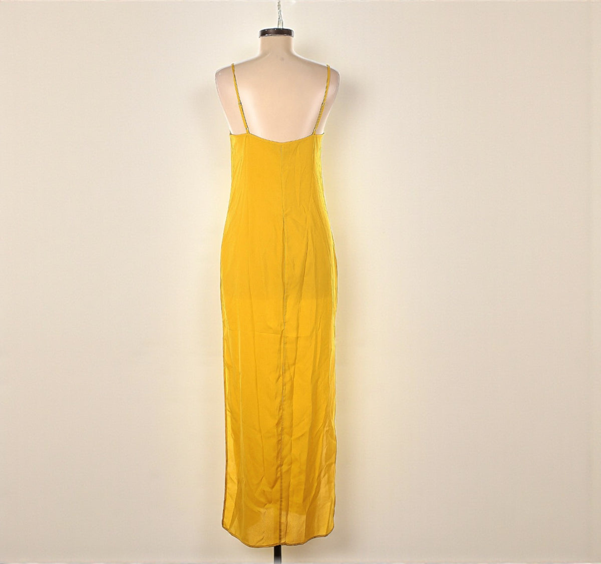 Marigold Yellow Midi Slip Dress (Size Medium) image 1