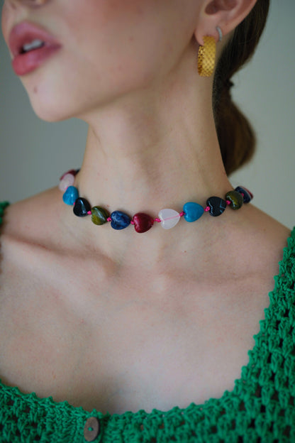 Heart Choker Necklace