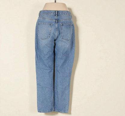 Reformation Destroyed Straight Leg Jeans (Size 27) image 1